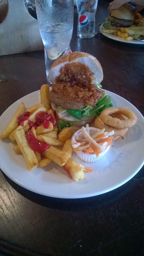 Moving mountains B12 burger at The New Crown in South Shields