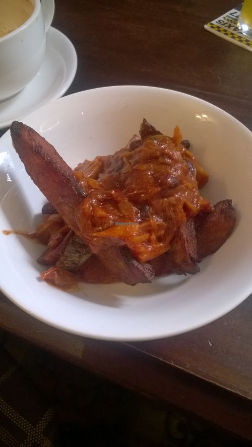 Jackfruit wedges at The New Crown in South Shields