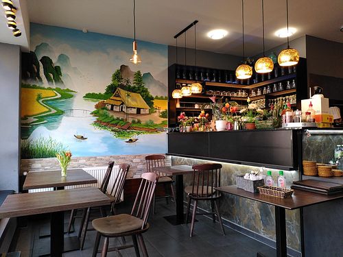 The inside at Chay Viet Tadilen Restaurant in Wurzburg