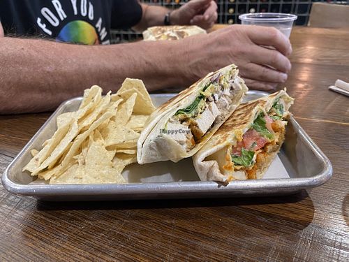 Cali & Buffalo chicken  at Leguminati Vegan Eatery in Orlando