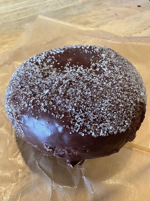 Mexican chocolate donut   at Donut Farm in San Francisco