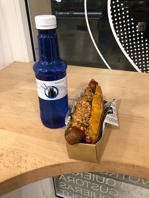 Hot Dog vegan ricissimo el senor muy pro very good  at Donostidog in San Sebastian