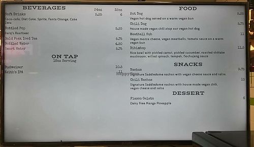 Menu  at Getting Veggie With It in Calgary