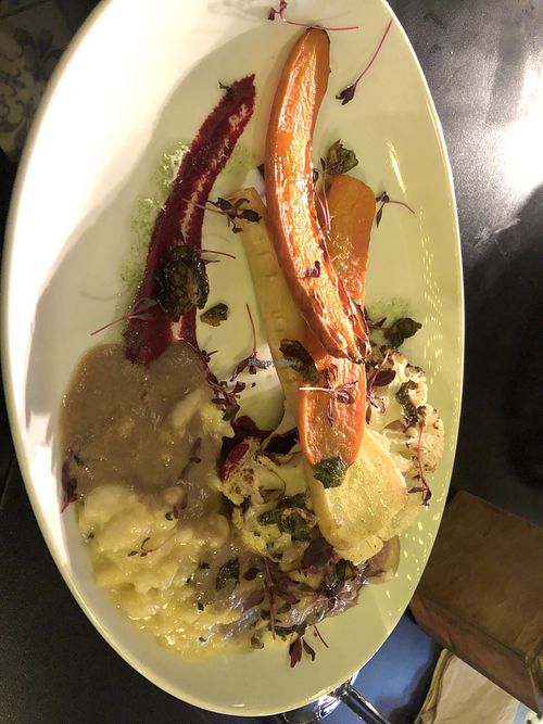 Cauliflower roast   at Unity Diner in East London