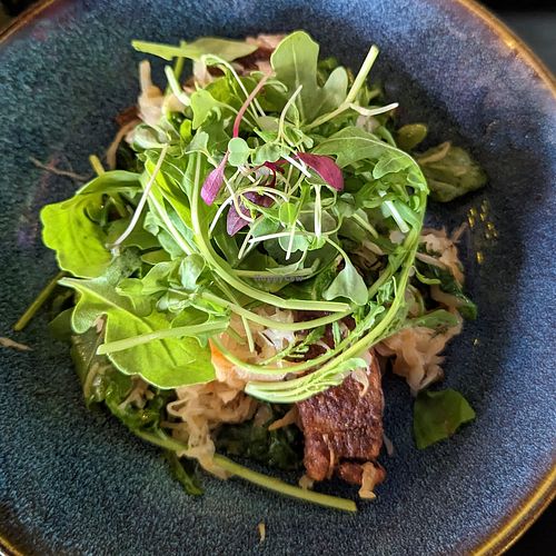 Bacon with Sauerkraut at Unity Diner in East London