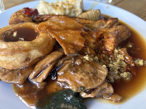 Roast lamb dinner   at Unity Diner in East London