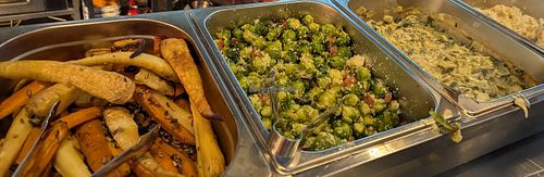 Sunday carvery sides at Unity Diner in East London