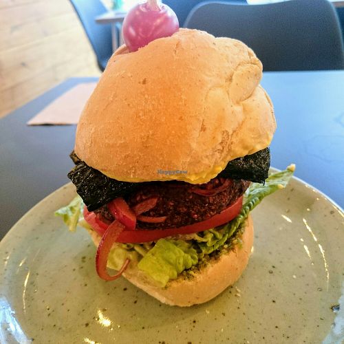 The Surge Burger at Unity Diner in East London