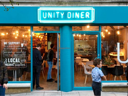 Unity Diner. at Unity Diner in East London