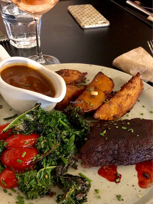 Seitan steak..picture doesn’t do justice. at Unity Diner in East London