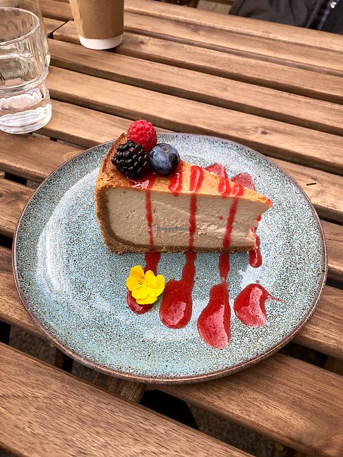 Cheesecake. at Unity Diner in East London