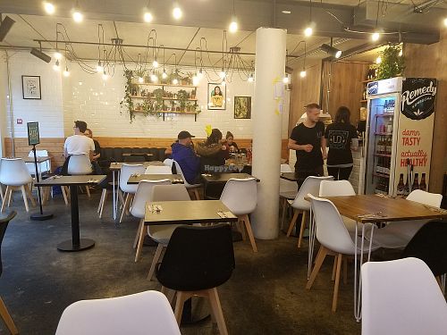 Inside at Unity Diner in East London