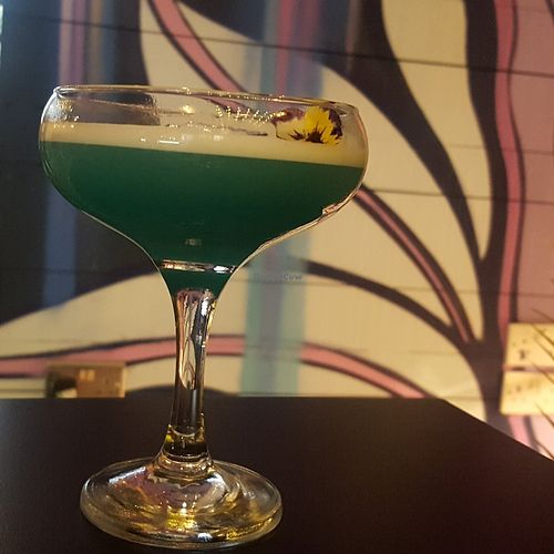 Ocean's garden cocktail at Unity Diner in East London