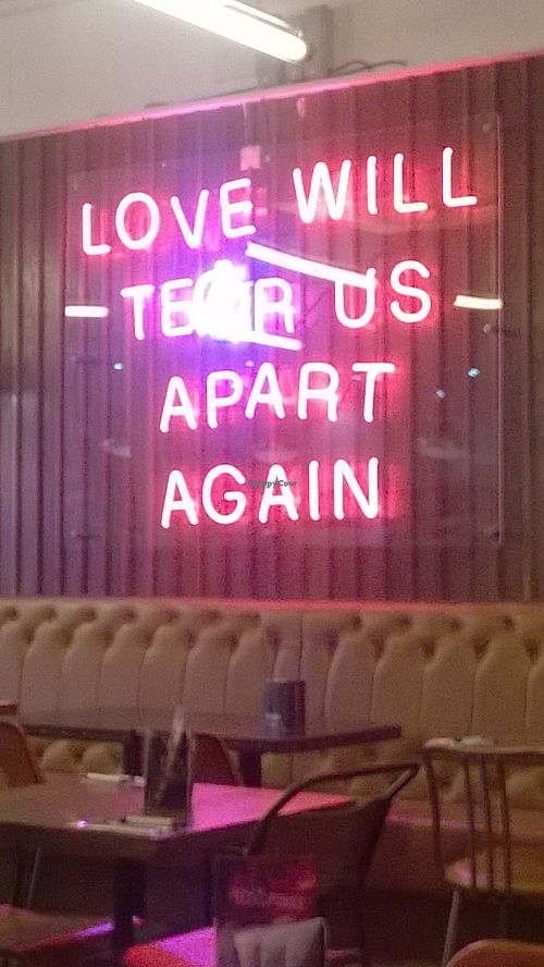 Interior at Pizza Punks in Newcastle Upon Tyne