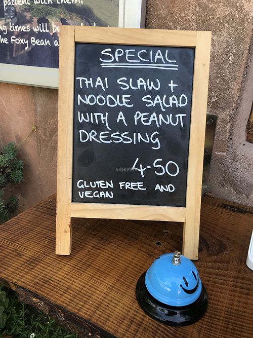 Vegan special at The Foxy Bean in Taunton