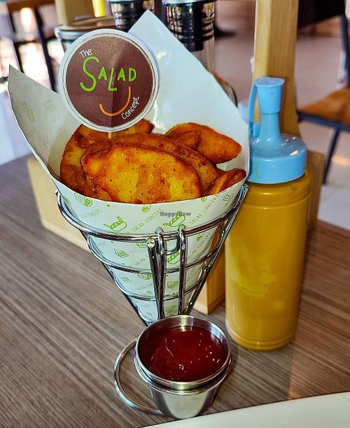 Potato Wedges at The Salad Concept - Sompetch Branch in Chiang Mai