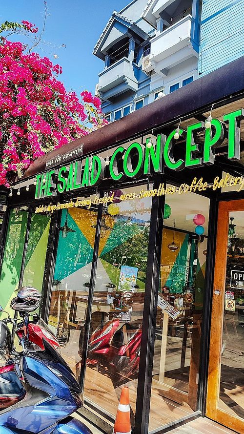 Store front at The Salad Concept - Sompetch Branch in Chiang Mai