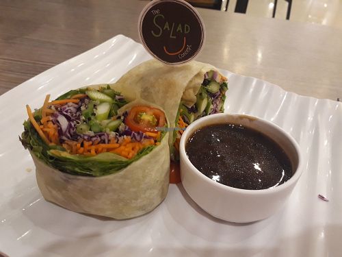Wrap with tamarind sauce at The Salad Concept - Sompetch Branch in Chiang Mai
