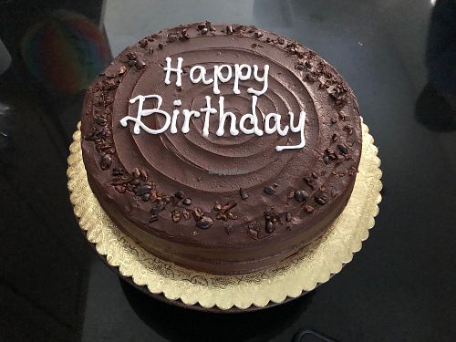 Vegan chocolate cake.  at Panaderia Cuscatleca in Los Angeles