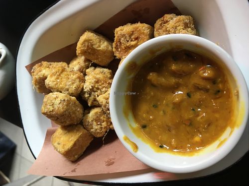 Tofu popcorn  at Mr Go's in Wellington