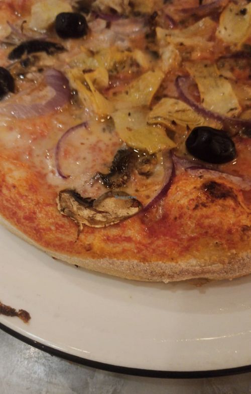 Vegan giardiniera at Pizza Express - St Helier in Jersey