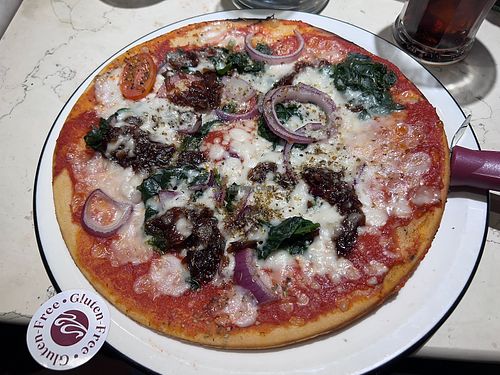 Vegan Padana (GF crust)  at Pizza Express - Kings Rd in South West London