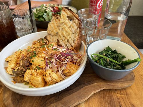 Chili Tofu Scramble  at Suka Espresso in Pecatu