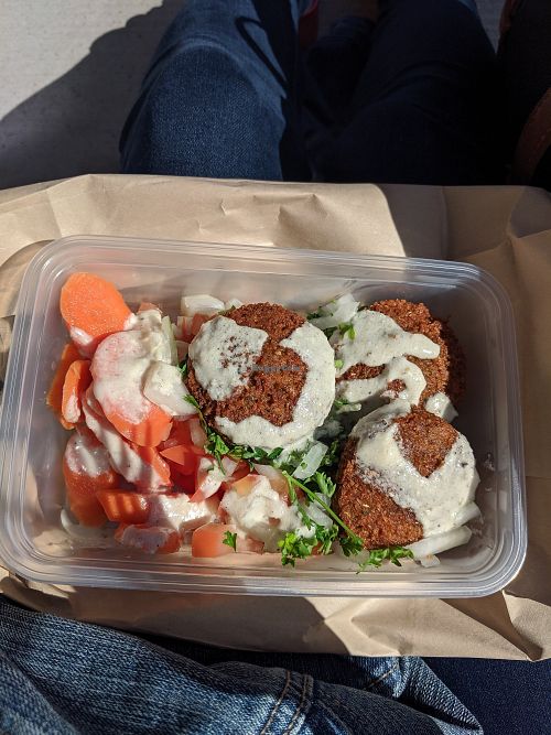 Falafel plate at Kam-Moon in Halifax