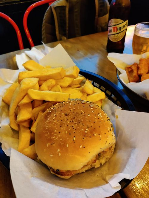 Vegan lobster roll at Sutton and Sons in East London