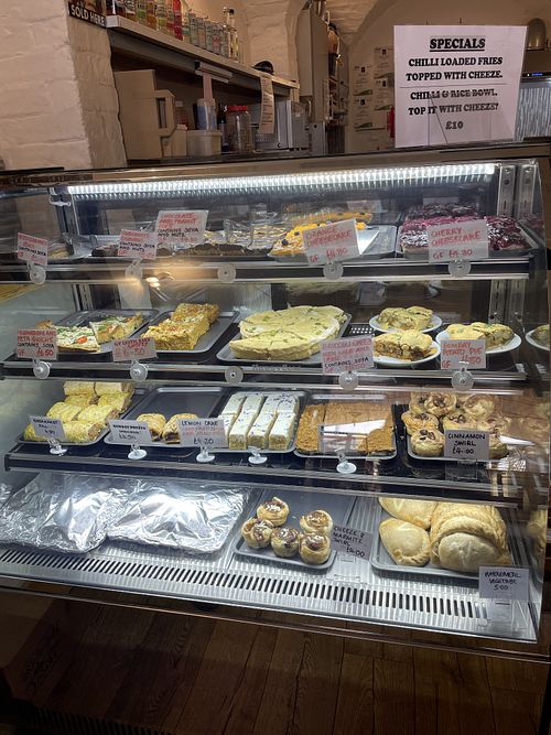 Cabinet food  at Pyramid Vegan Cafe & Bakery in Glastonbury