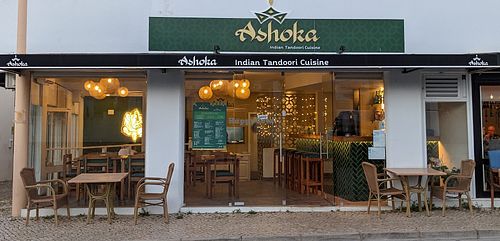 Front at Ashoka Indian Tandoori Restaurante in Lagos