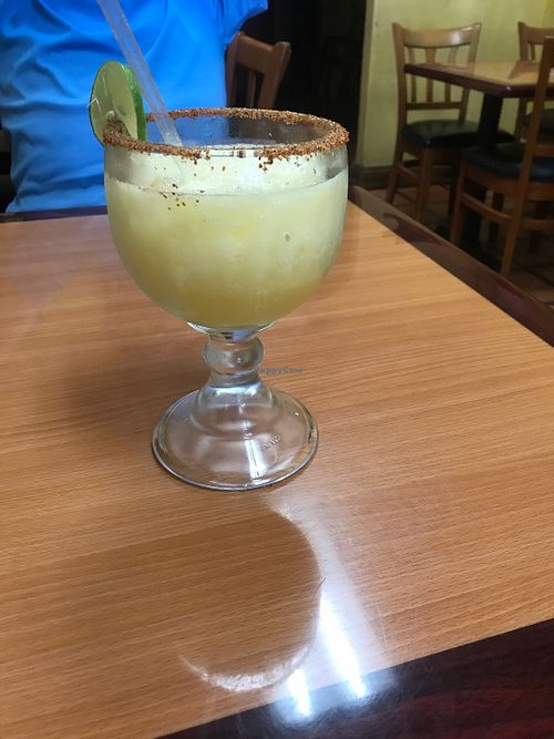 Margarita passion fruit at Fernanda's Salvadorian in Cathedral City