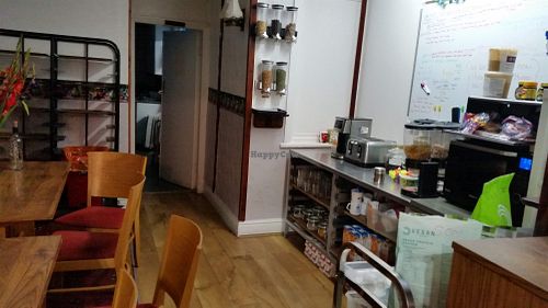 Dinning hall breakfast table at EA Hotel in Blackpool