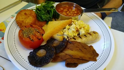 Vegan Fry Up at Bijou B&B in Weston-super-mare