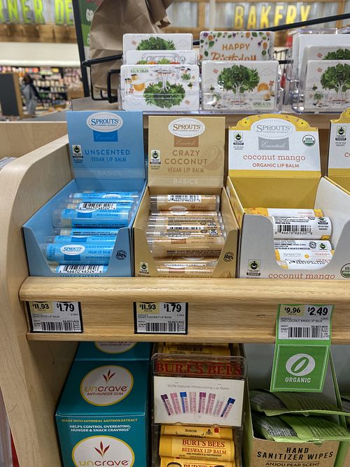 Recommend Crazy Coconut Vegan Lip Balm $1.79  at Sprouts Farmers Market in Cerritos
