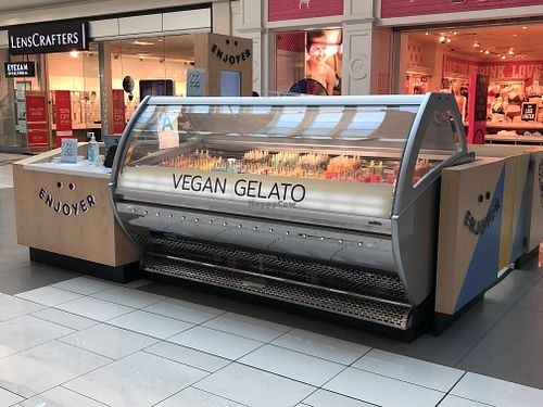 Kiosk front at Enjoyer in Northridge