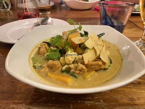 Yellow curry   at Yindee's in Cape Town