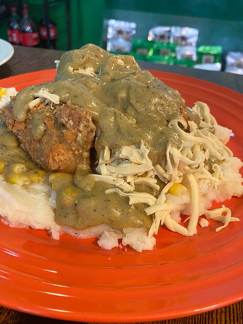 Fried chicken platter at Umami Gorilla in Wilkes-barre