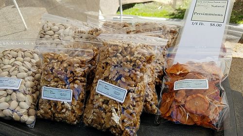 dried fruit and nuts at Farmer's Market - Main St in Santa Monica