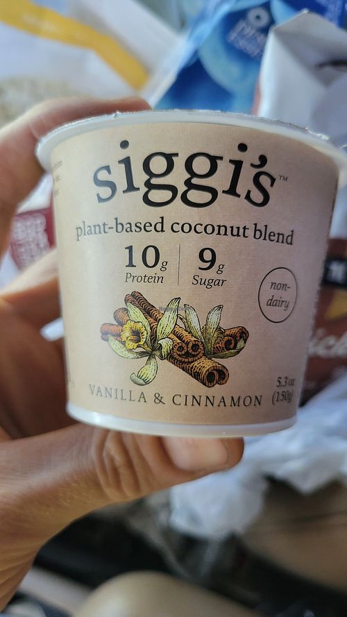 Huuuuggge non dairy yogurt section at Sprouts Farmers Market - Riordan Ranch St in Flagstaff