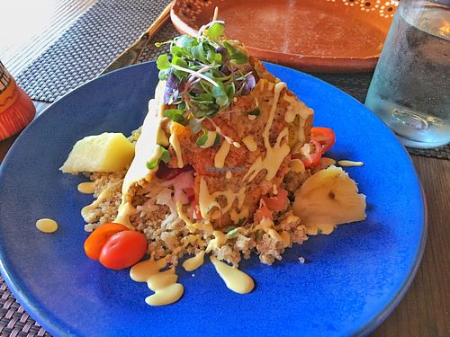 Tostones at Charly's Vegan Tacos in Miami