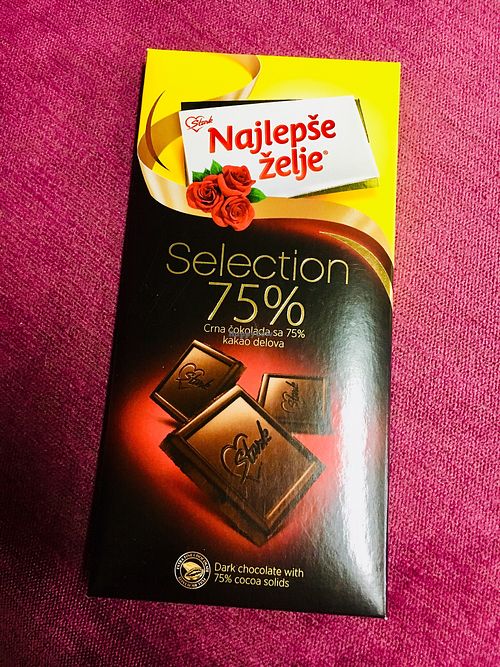 Vegan chocolate  at Shopping Centre Kamelija in Kotor