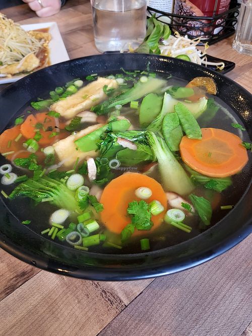 Pho with tofu at Pho Van in Pittsburgh