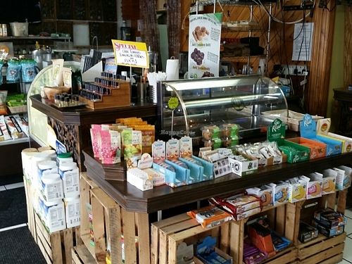 inside products at Vegetarian Restaurant by Hakin in North Miami Beach