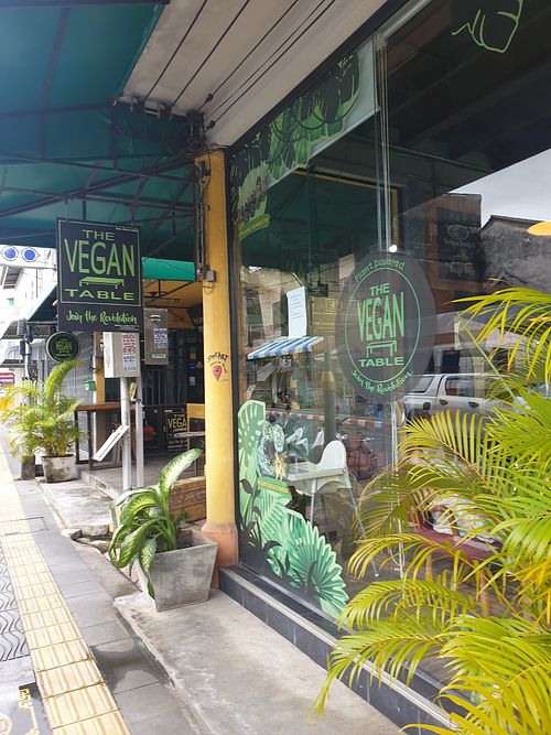 Outside at The Vegan Table in Phuket