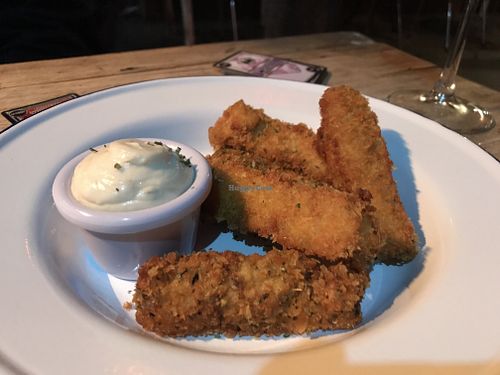 Mac 'N' Cheese Sticks   at Tofu Social Club in Brighton