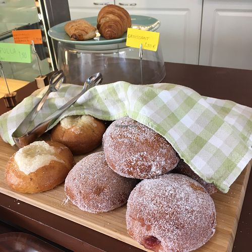 Yummy vegan pastries at Bistro Papu ja Pata in Tampere