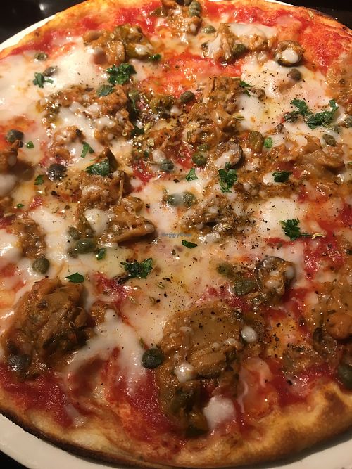 Vegan Puttanesca at Pizza Express in Uxbridge