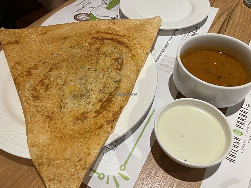 Masala dosa at Kailash Parbat in Kowloon