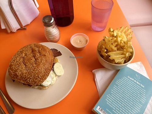 Wrangler and fries at Hartbreakers in Brooklyn